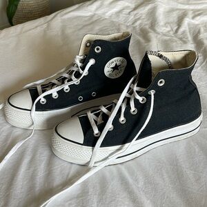 platform high top converse